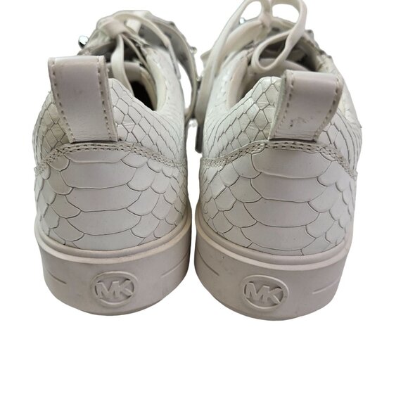 NWT/NWOB Michael Michael Kors Leather Grove Studded Platform Sneakers Size 9 - Picture 10 of 12